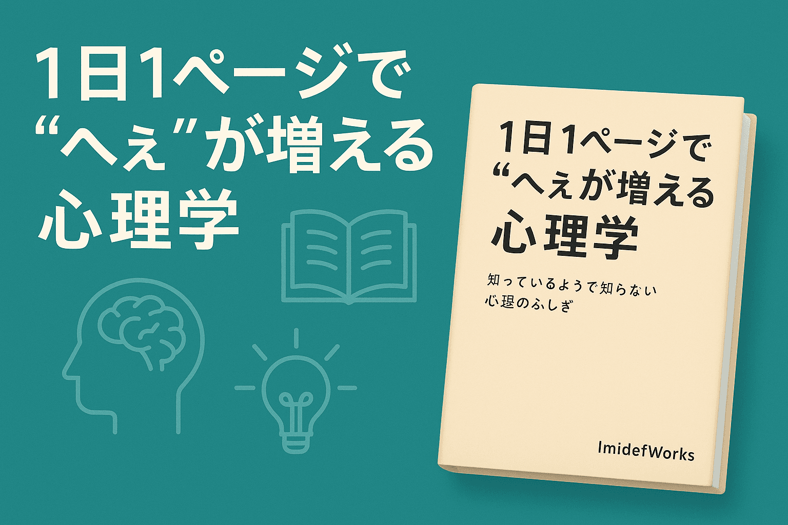1日1ページで“へぇ”が増える心理学 ― ImidefWorks電子書籍