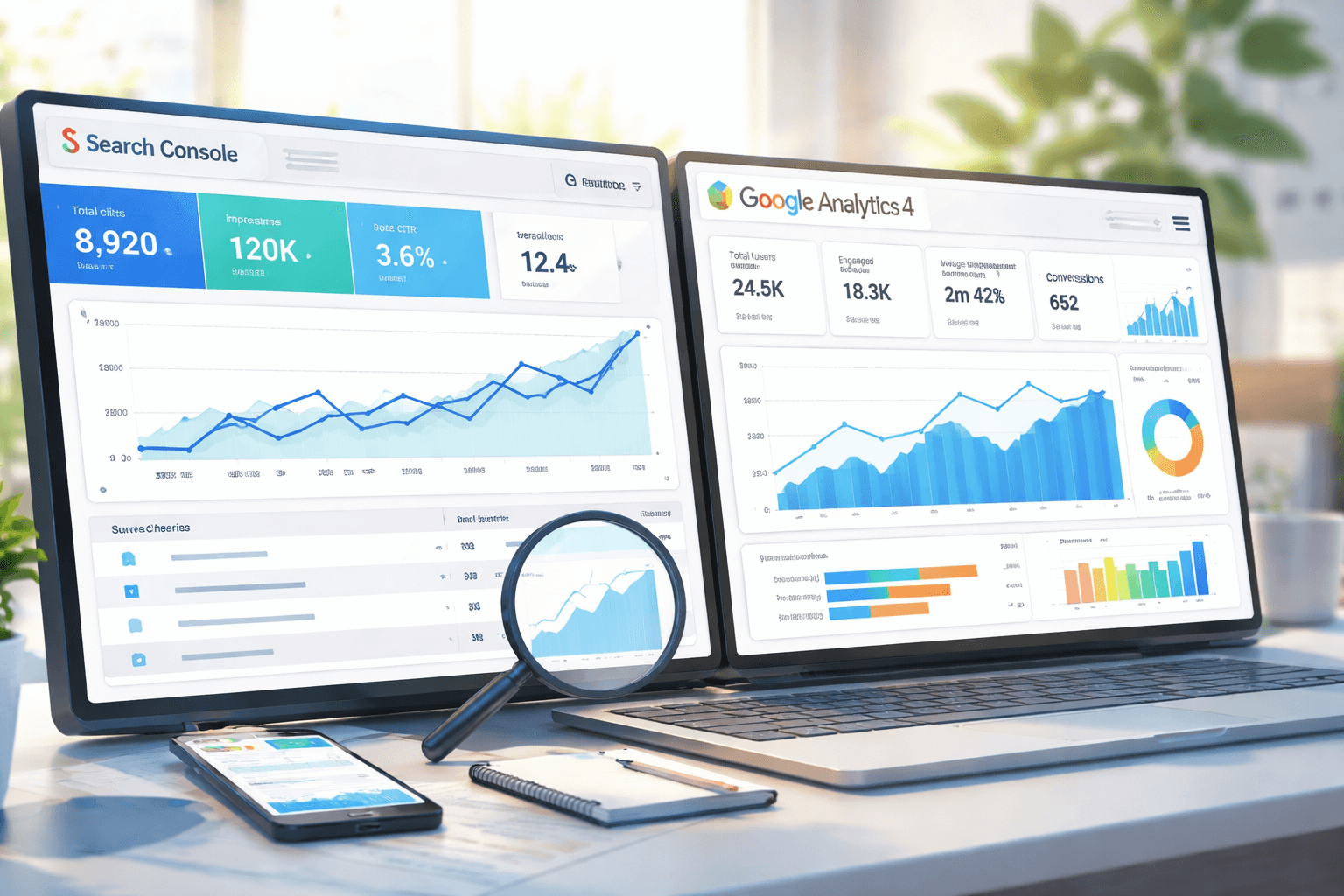 Search ConsoleとGA4の数字が合わない理由｜原因と正しい見方を整理