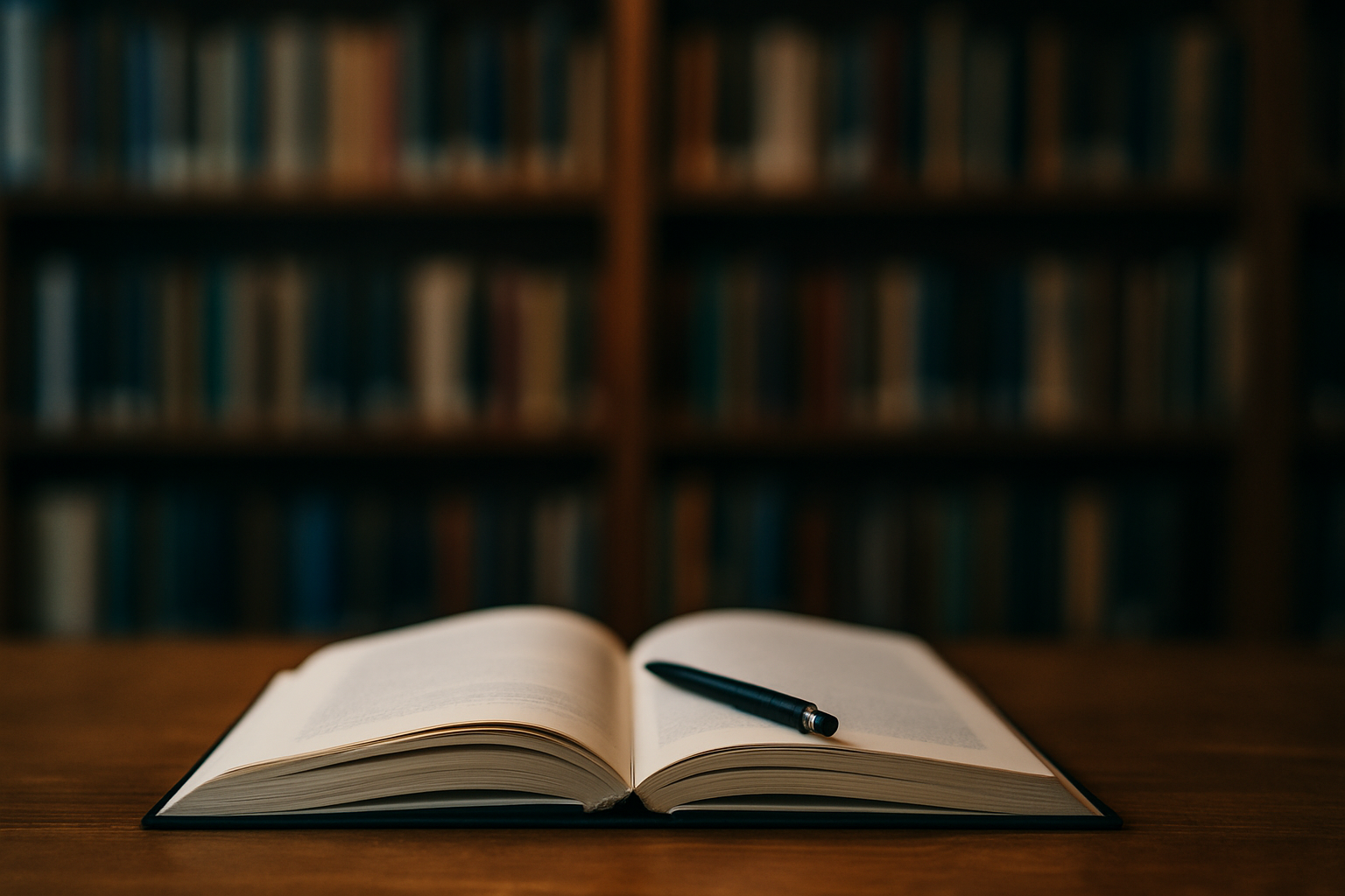 静かな図書館と問いのノート