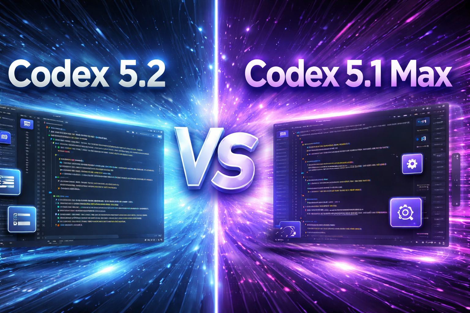 Codex 5.2 vs. Codex 5.1 Max main visual